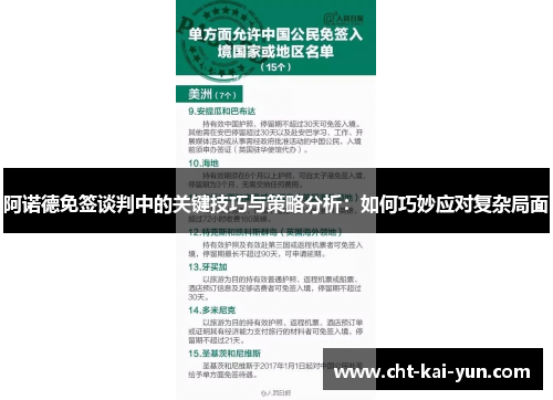 阿诺德免签谈判中的关键技巧与策略分析:如何巧妙应对复杂局面 阿诺德免签谈判中的关键技巧与策略分析:如何巧妙应对复杂局面
