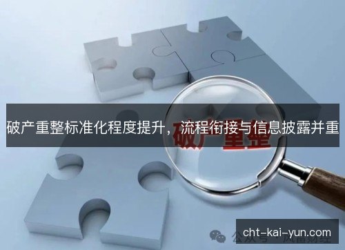 破产重整标准化程度提升，流程衔接与信息披露并重