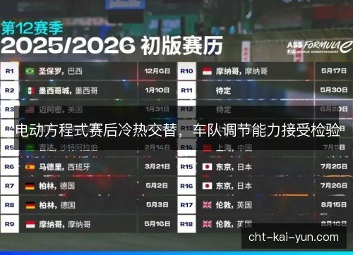 电动方程式赛后冷热交替，车队调节能力接受检验